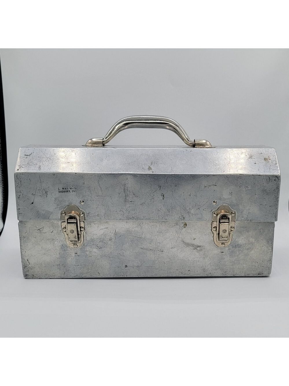 Original Miners Riveted Aluminum Lunch Box #2748